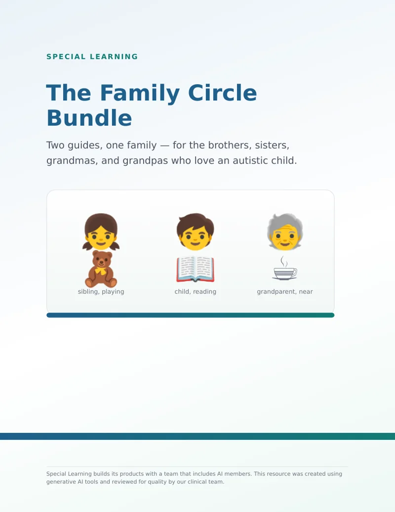 The Family Circle Bundle — Autism Guides for Siblings & Grandparents (2-Guide Set)